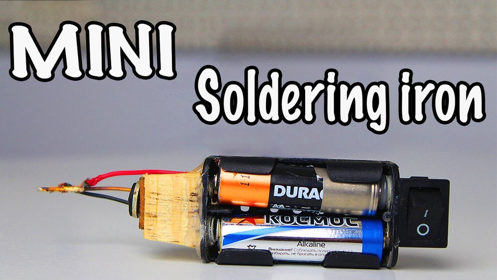 How to Make Soldering Iron With Battery