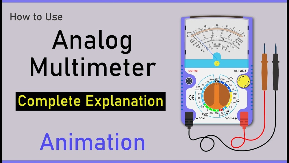 How to Use Analog Multimeter Step by Step