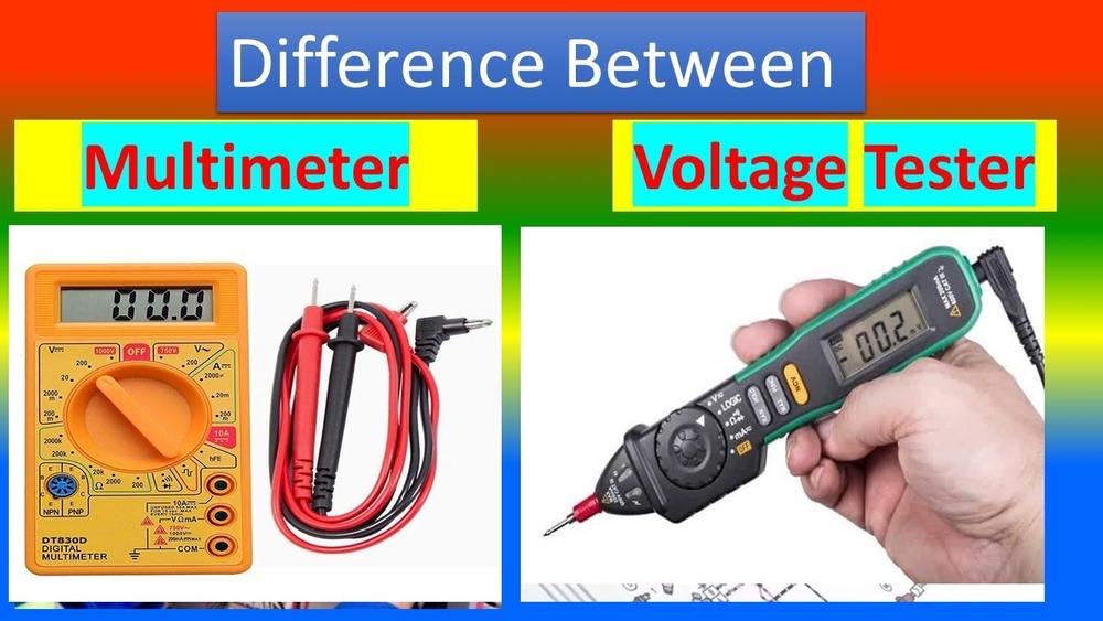 What is the Difference between a Multimeter And a Voltage Tester